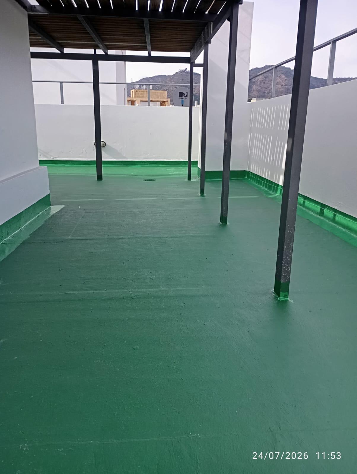 Edificio Don Enrique, impermeabilización de terraza y fachadas en Villa Carlos Paz