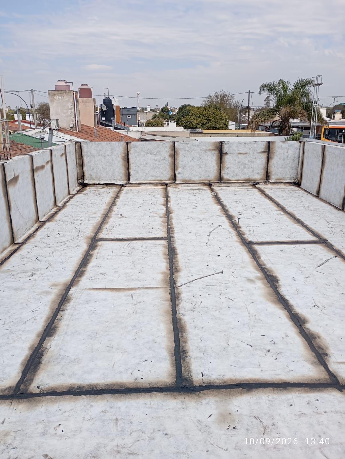 Impermeabilización de vivienda, membrana geotextil en Villa Carlos Paz